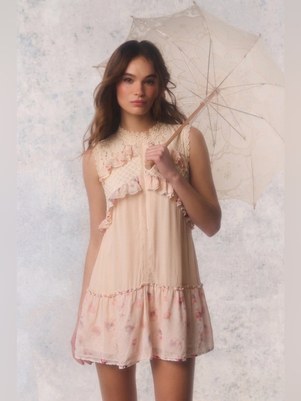 POL ruffled tunic /mini dress - Picture 4 of 11